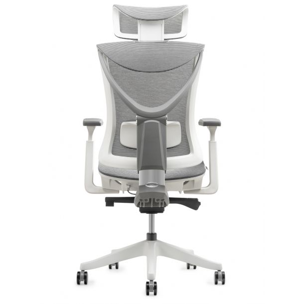 Крісло ADAPWORK S1 Mesh Senior ErgoChair Сірий, Білий (106857079) цена