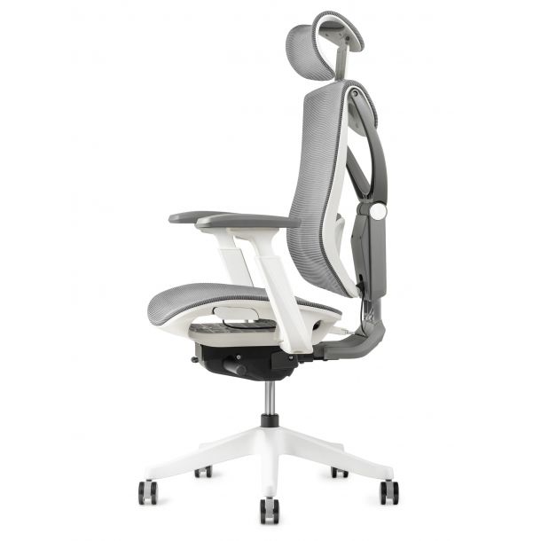 Кресло ADAPWORK S1 Mesh Senior ErgoChair Серый, Белый (106857079) дешево