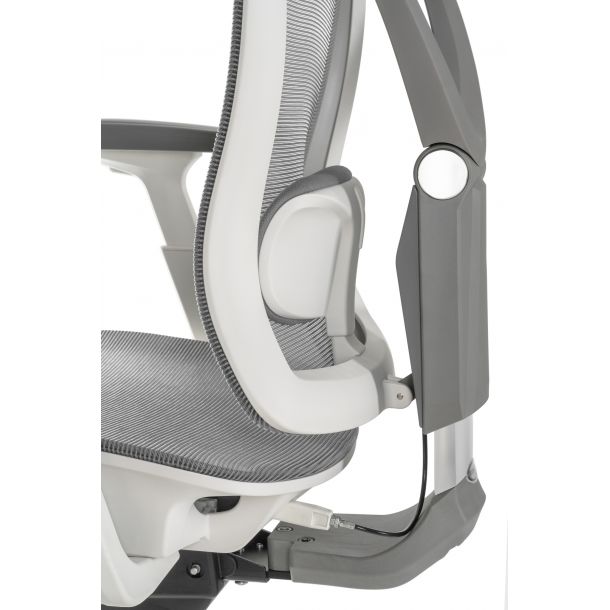 Крісло ADAPWORK S1 Mesh Senior ErgoChair Сірий, Білий (106857079) с доставкой