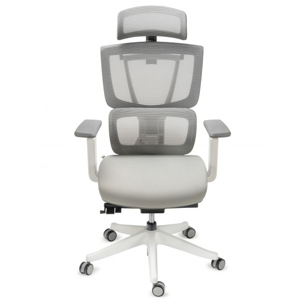 Кресло ADAPWORK S2 Senior ErgoChair Серый, Белый (106850139) цена