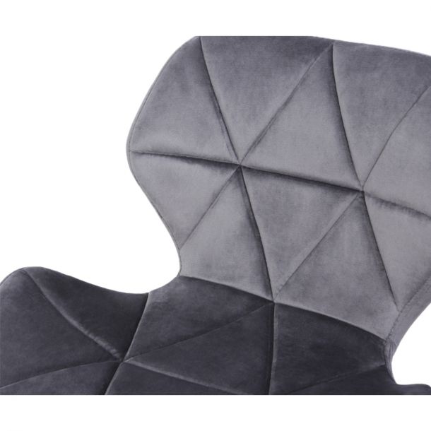 Кресло Astra new Velvet Темно-серый (44463131) фото