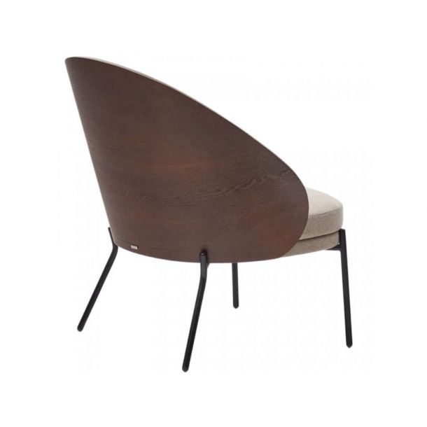 Кресло Eamy Светло-коричневый, Коричневый (90935961) цена