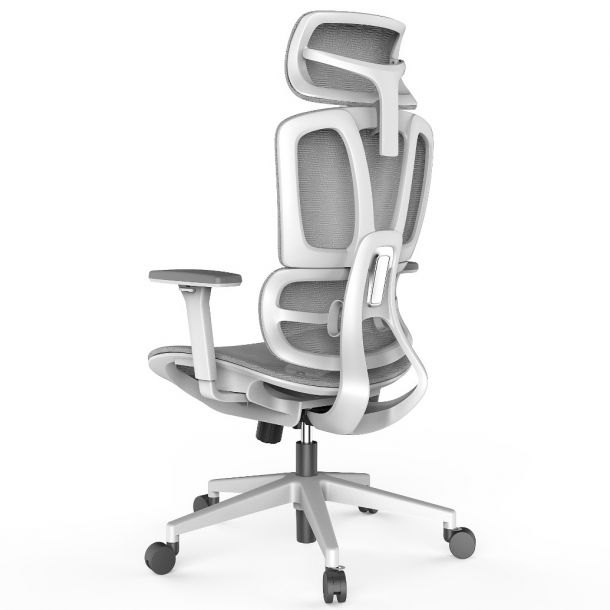 Кресло Flex Mesh Темно-серый, Белый (44850113) недорого