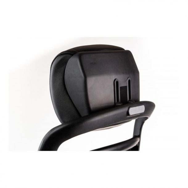 Крісло Fulkrum Black leather (26190139) дешево