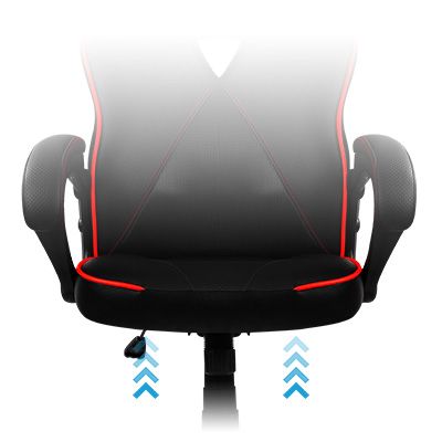Кресло геймерское AC50C Air Черный, Красный (77450504) с доставкой