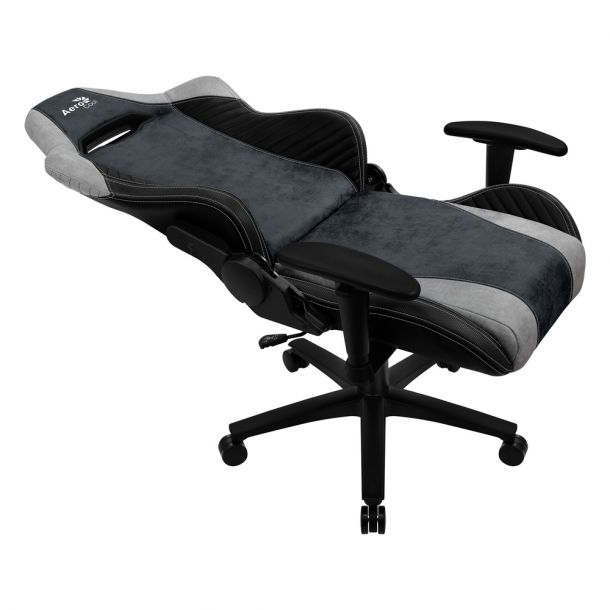 Кресло геймерское Baron Черный, Steel Blue (77450510) цена