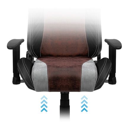 Кресло геймерское Baron Черный, Steel Blue (77450510) купить