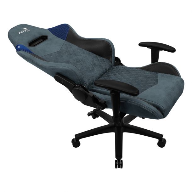 Кресло геймерское Duke Черный, Steel Blue (77450519) в Украине