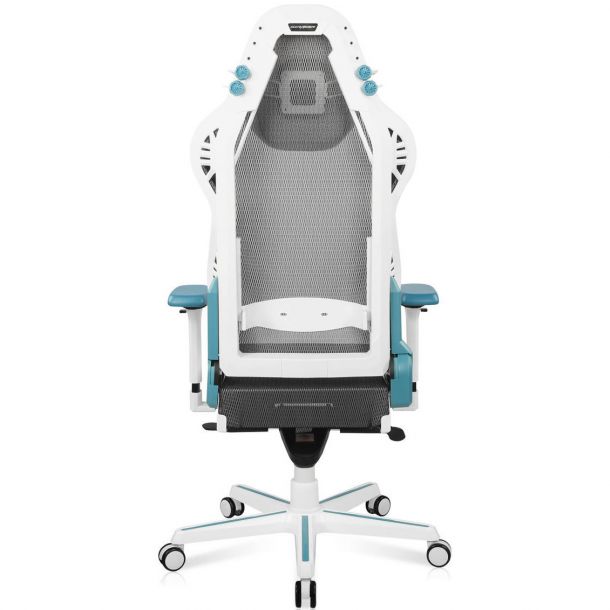Кресло геймерское Air Pro Белый, Голубой (38518318) дешево