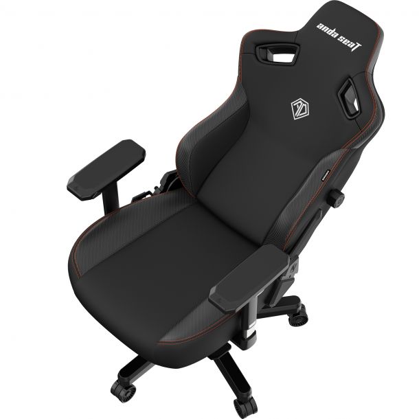 Крісло геймерське Anda Seat Kaiser 3 L Black (87988605) дешево