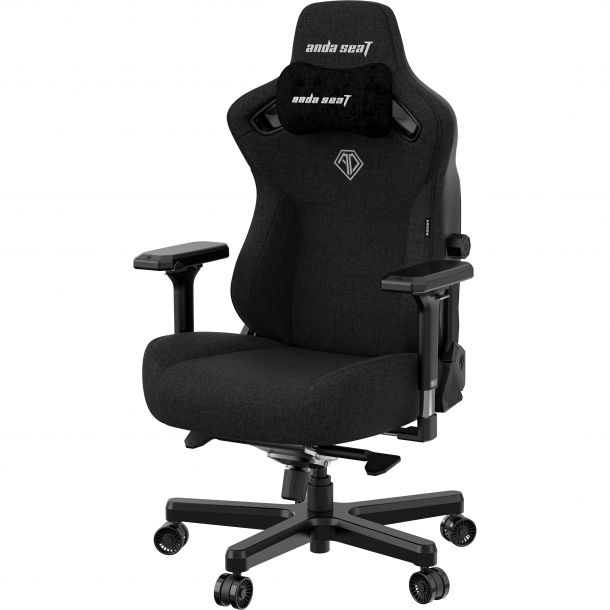 Кресло геймерское Anda Seat Kaiser 3 L Linen Black (87785391) с доставкой