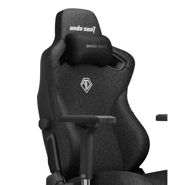 Крісло геймерське Anda Seat Kaiser 3 XL Linen Black (87738568) в интернет-магазине