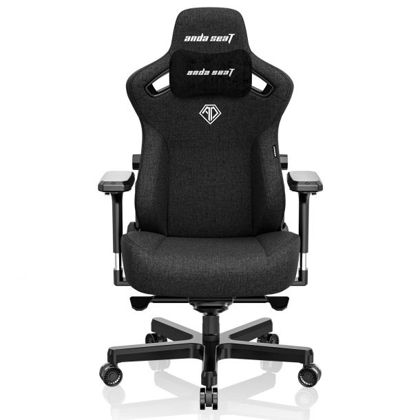 Кресло геймерское Anda Seat Kaiser 3 XL Linen Black (87738568) с доставкой