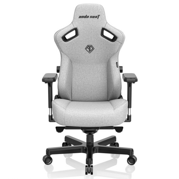 Крісло геймерське Anda Seat Kaiser 3 XL Linen Grey (87524374) фото