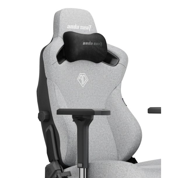 Кресло геймерское Anda Seat Kaiser 3 XL Linen Grey (87524374) цена