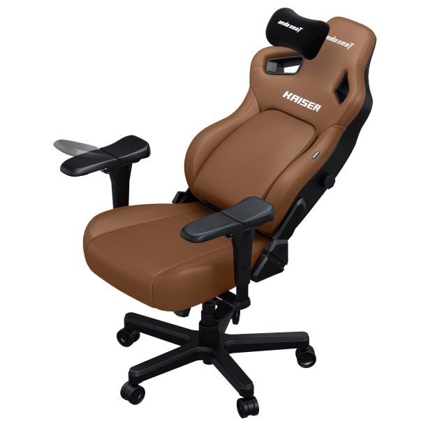 Крісло геймерське Anda Seat Kaiser 4 Size L Premium PVC Brown (871470376) дешево