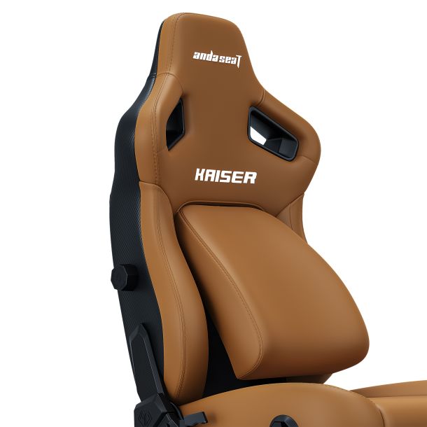 Крісло геймерське Anda Seat Kaiser 4 Size L Premium PVC Brown (871470376) недорого