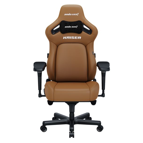 Крісло геймерське Anda Seat Kaiser 4 Size L Premium PVC Brown (871470376)