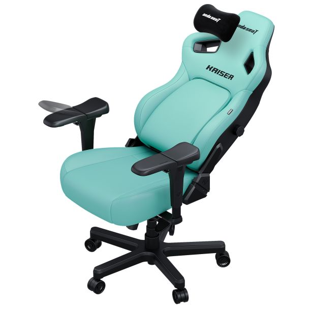 Крісло геймерське Anda Seat Kaiser 4 Size L Premium PVC Green (871470377) дешево