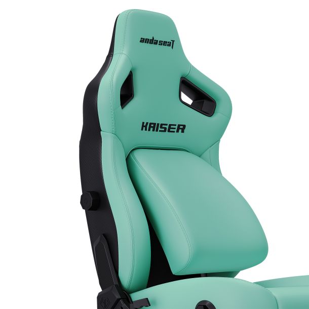 Крісло геймерське Anda Seat Kaiser 4 Size L Premium PVC Green (871470377) недорого