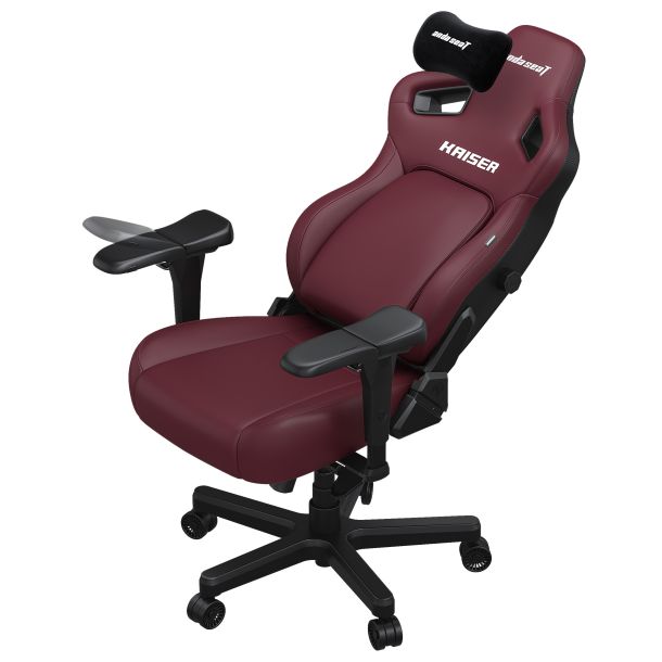 Кресло геймерское Anda Seat Kaiser 4 Size L Premium PVC Maroon (871470375) дешево