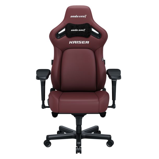 Кресло геймерское Anda Seat Kaiser 4 Size L Premium PVC Maroon (871470375)