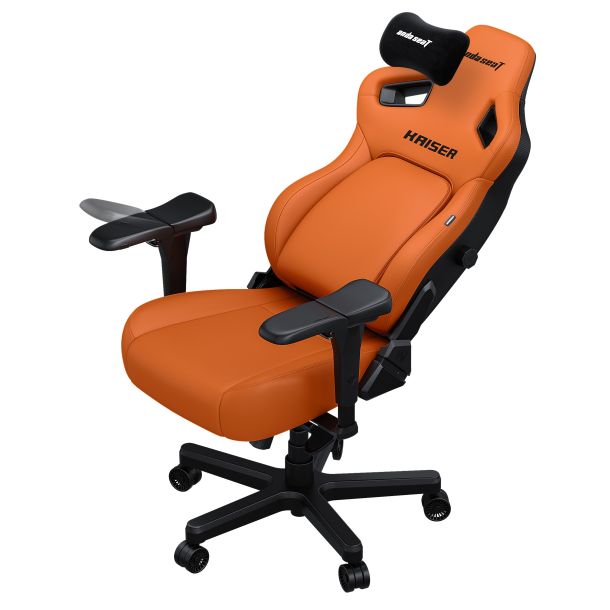 Кресло геймерское Anda Seat Kaiser 4 Size L Premium PVC Orange (871470373) дешево