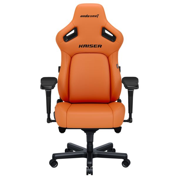 Кресло геймерское Anda Seat Kaiser 4 Size L Premium PVC Orange (871470373) фото