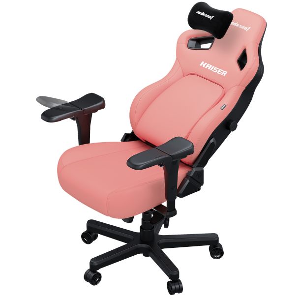 Крісло геймерське Anda Seat Kaiser 4 Size L Premium PVC Pink (871470374) дешево