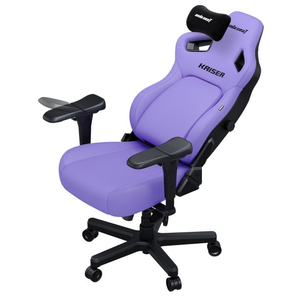 Крісло геймерське Anda Seat Kaiser 4 Size L Premium PVC Purple (871470378) дешево