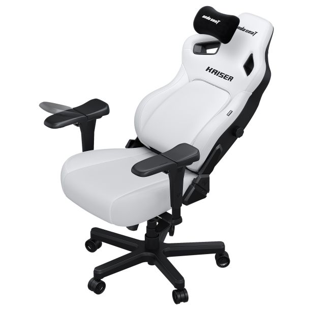 Кресло геймерское Anda Seat Kaiser 4 Size L Premium PVC White (871470379) дешево