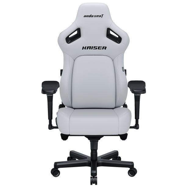 Кресло геймерское Anda Seat Kaiser 4 Size L Premium PVC White (871470379) фото