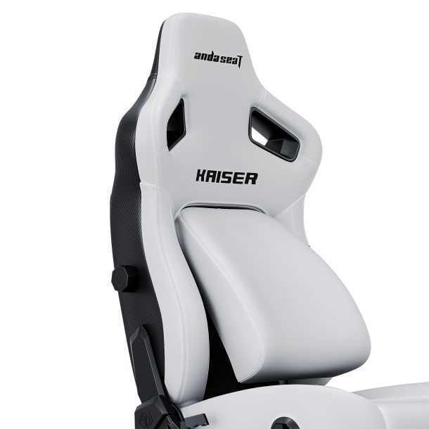 Кресло геймерское Anda Seat Kaiser 4 Size L Premium PVC White (871470379) недорого