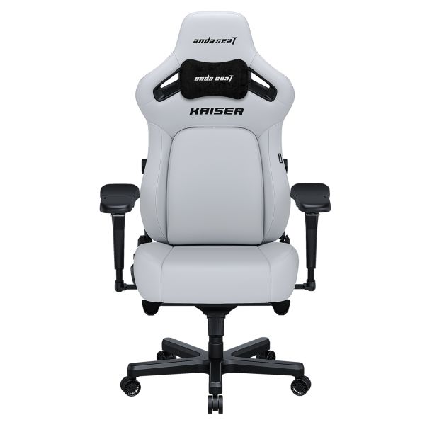 Кресло геймерское Anda Seat Kaiser 4 Size L Premium PVC White (871470379)