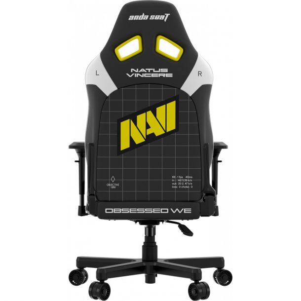 Кресло геймерское Anda Seat Navi Edition L Black (87487752) недорого