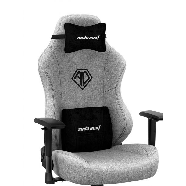 Кресло геймерское Anda Seat Phantom 3 L Linen Grey (87524366) с доставкой