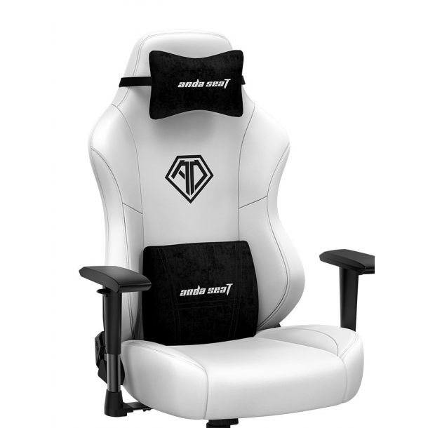 Кресло геймерское Anda Seat Phantom 3 L White (87524368) с доставкой