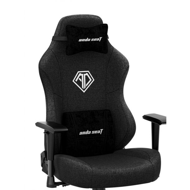 Кресло геймерское Anda Seat Phantom 3 Size L Fabric Black (87735973) фото