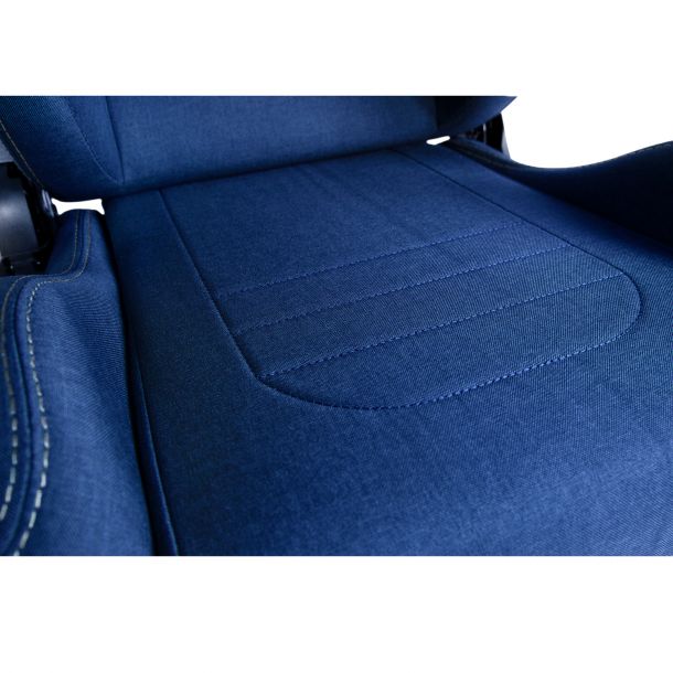 Кресло геймерское Arc Fabric Черный, Jeans Blue (78527679) с доставкой