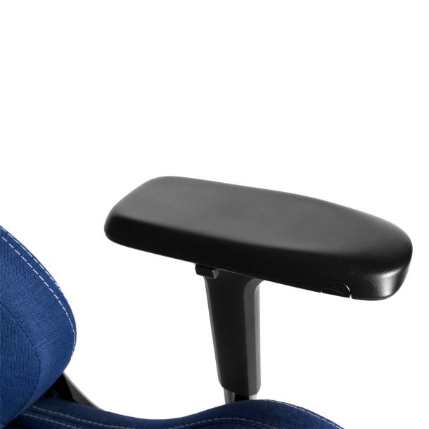 Кресло геймерское Arc Fabric Черный, Jeans Blue (78527679) в Украине