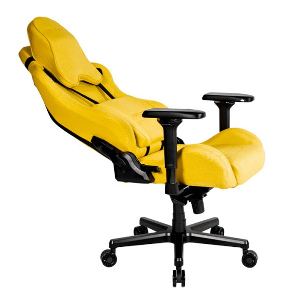 Кресло геймерское Arc Fabric Черный, Saffron Yellow (78721318) недорого
