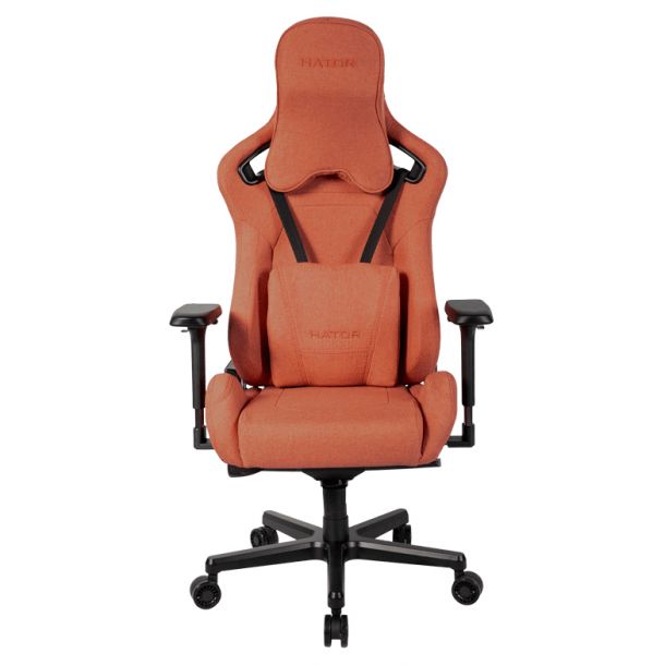 Кресло геймерское Arc Fabric Черный, Terracotta Red (78721315) hatta