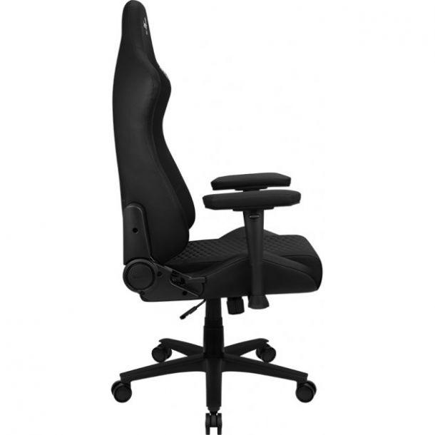 Крісло геймерське Crown Leather Чорний, All Black (77518278) цена