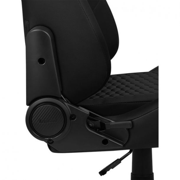 Кресло геймерское Crown Leather Черный, All Black (77518278) hatta