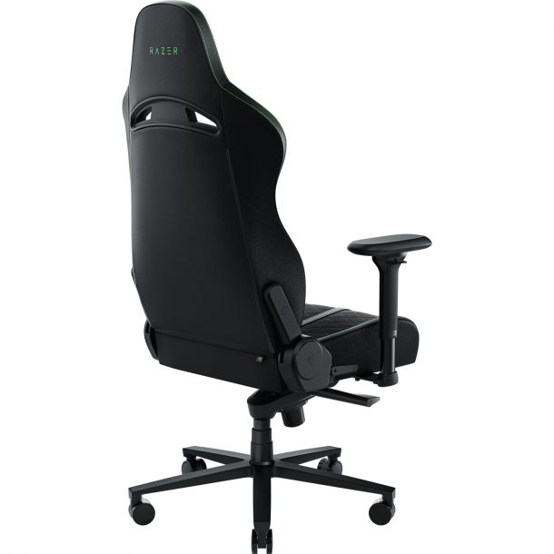 Кресло геймерское Enki Черный, Зеленый (79518260) цена