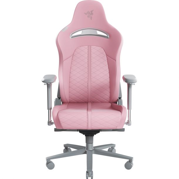 Кресло геймерское Enki Серый, Розовый (79518261) фото