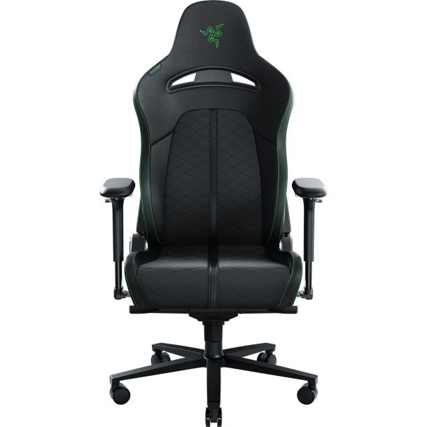 Крісло геймерське Enki X Чорний, Зелений (79518263) цена