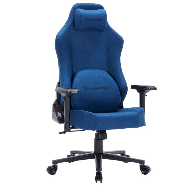 Кресло геймерское Gamepro FGC750G Size L Dark Blue (971470364)