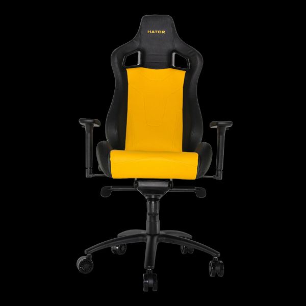 Кресло геймерское Apex Черный, Желтый (78446757) фото
