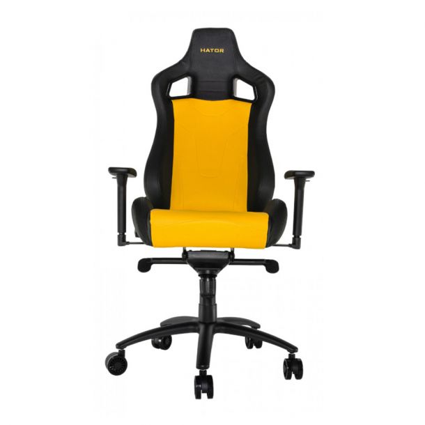 Кресло геймерское Apex Черный, Желтый (78446757) купить